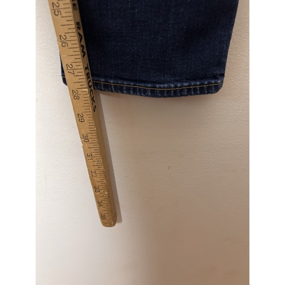 Lauren Ralph Lauren Women Modern Straight Curvy Jeans Dark Wash Denim Size 14 - Picture 7 of 11